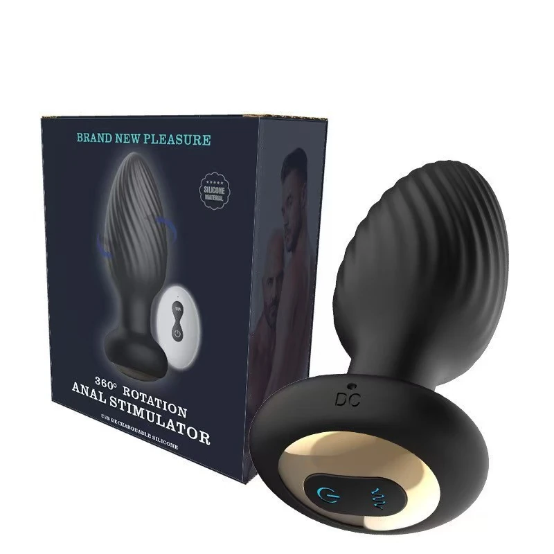 Remote-Controlled Rotating Anal Plug — V14